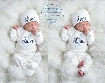 Baby clothes / baby boy outfit / baby boy clothes / baby | Etsy Boys Monogrammed Onesie, Preemie Baby Clothes, Personalized Newborn Outfit, Newborn Baby Boy Gifts, Baby Boy Coming Home Outfit, Baby Boy Monogram, Personalized Baby Boy Gifts, Boy Coming Home Outfit, Outfit Baby Boy