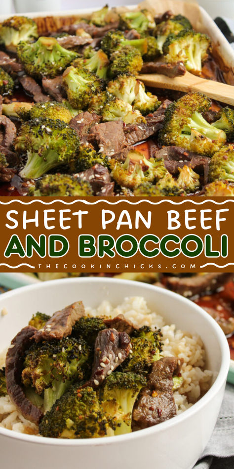 Looking for an easy and delicious meal idea? This sheet pan beef and broccoli recipe is the perfect solution! With just a few simple ingredients and minimal clean-up, you can have a flavorful and nutritious dish on the table in no time. Beef And Broccoli Oven, Sheet Pan Steak Dinners, Simple Beef And Broccoli Easy Recipe, Beef And Broccoli Sheet Pan Dinner, Beef Sheet Pan Dinner, Sheet Pan Beef And Broccoli, Sheet Pan Beef, Crockpot Beef And Broccoli, Healthy Beef And Broccoli