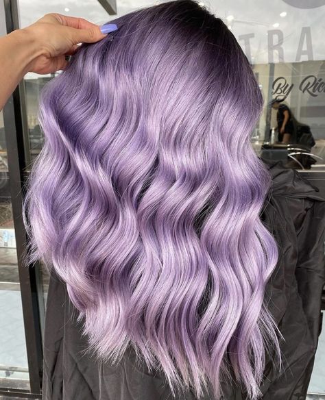 Pastel Purple Hair, Lavender Hair Colors, Violet Hair, Dyed Hair Inspiration, Boring Hair, Lavender Hair, Hair Color Purple, Hair Affair, Hot Hair Styles