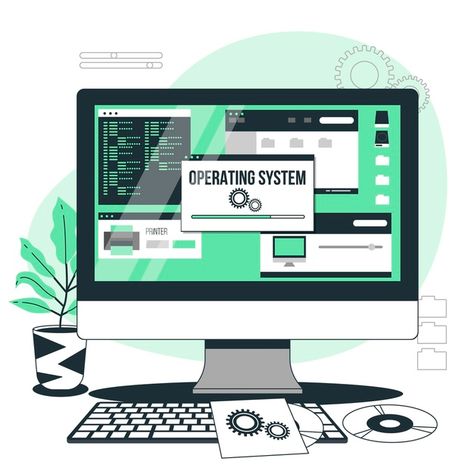 Free Vector | Operating system concept illustration Operating System Concept, Linux Operating System, Drawing Software, Free Procreate, Illustration Story, Procreate Brushes Free, Isometric Illustration, Concept Illustration, Creative Poster Design