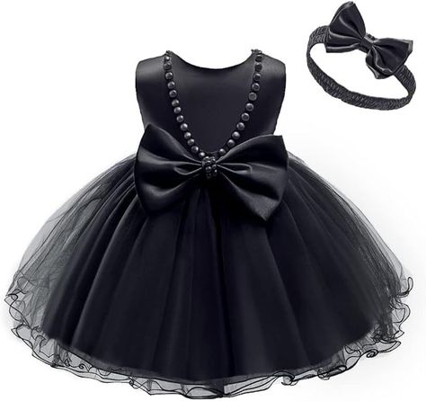 Amazon.com: Toddler Girl Summer Clothes Lace Back A-Line Tutu Tulle Party Flower Girl Dress Black 100: Clothing, Shoes & Jewelry