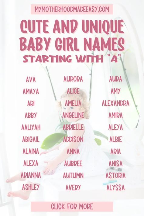 Fantasy Names Starting With A, Unique Baby Girl Names Starting With A, Baby Girl Names Starting With A, Baby Names That Start With A, Girl Names That Start With A, Names That Start With A, Names Starts With A, Baby Names Starting With A, Flower Girl Names