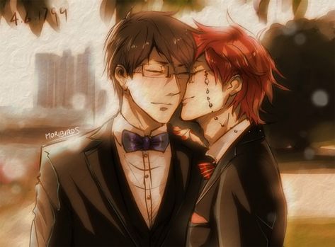 Grell X William, Black Butler Grell, Creepypasta Characters, Black Butler Anime, Black Butler Kuroshitsuji, Butler Anime, Prom Photos, Grim Reaper, All Anime