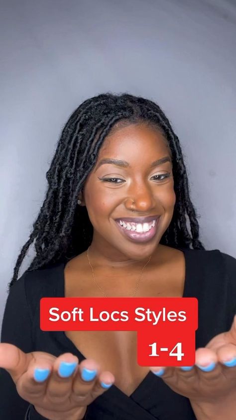 Tranças Faux Locs, Soft Locs Tutorial, Styles Faux Locs, Locs Tutorial, Faux Locs Styles, Hairstyles For Natural Hair, Soft Locs, Protective Hairstyles For Natural Hair, Faux Locs Hairstyles