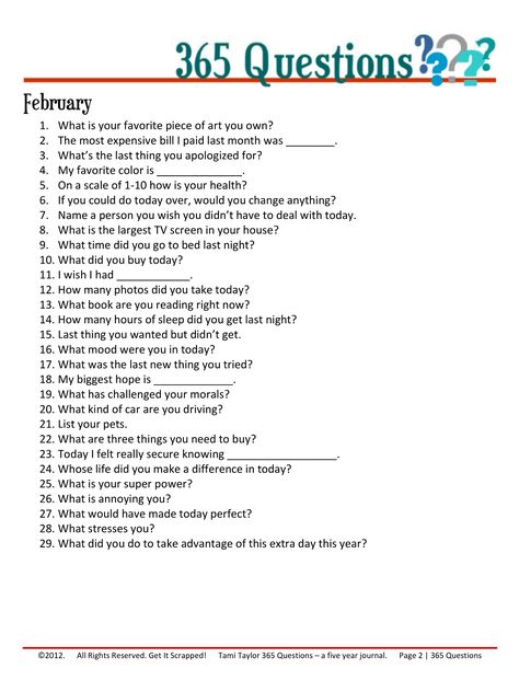 365 Questions – February 2/12 A Question A Day, Writing Fanfiction, Bullet Journal Calendrier, 365 Questions, 5 Year Journal, Journal Questions, Writing Challenge, Journal Writing Prompts, Write It Down