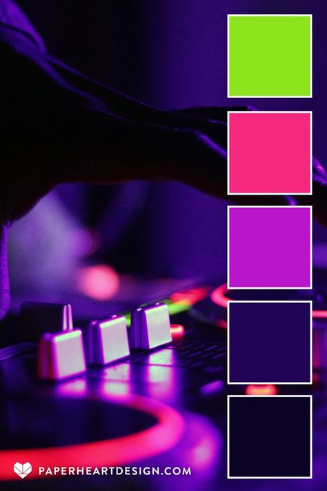 Neon Sign Color Palette, Dark And Neon Color Palette, Dark Neon Color Palette, Hip Hop Color Palette, Techno Color Palette, Robot Color Palette, Neon Color Combinations, Cybercore Color Palette, Euphoria Color Palette