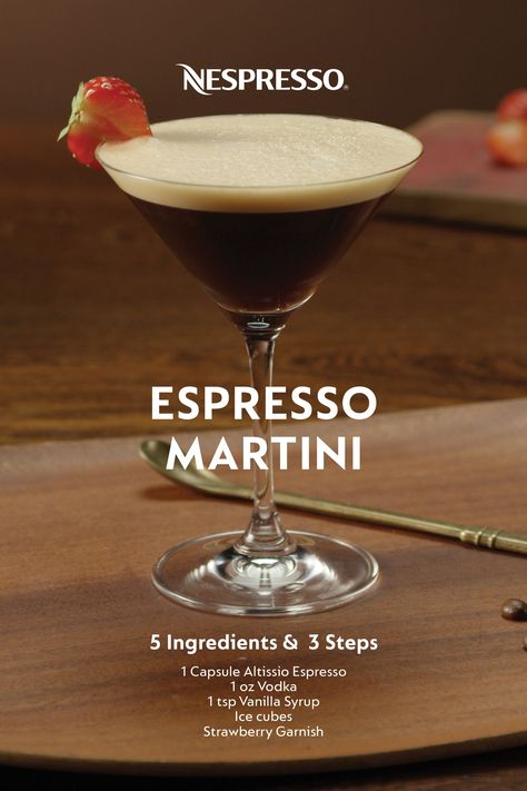 Espresso Martini At Home, Nespresso Recipes, Espresso Pods, Coffee Origin, Nespresso Machine, Pretty Coffee, California Closets, Beach Stuff, Coffee Menu