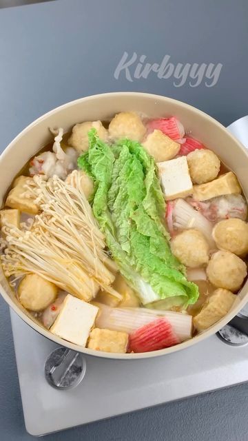 Pot Diy, Soup Base, Crab Stick, Shabu Shabu, Instagram Diy, Snacks Recipes, Hot Pot, Healthy Snacks Recipes, Healthy Snacks