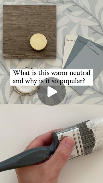 INTERIOR DESIGNER & MENTOR on Instagram: "The Details 👇🏻

Skimming Stone (241) by Farrow & Ball

Not just any neutral! Here’s what to love about Skimming Stone

✅ It is warm! 
Perfect for north-facing spaces or any room that you want to feel cosy and welcoming. 

✅ It’s contemporary
This neutral does not have that aged feel a lot of Farrow & Ball colours do. Its slight lilac undertone gives it a modern look. 

✅ It’s elegant and timeless 
This kind of stony, grey neutral will always look effortlessly pretty. 

✅ It’s SO versatile
It works with so many colours, other greys, browns, greens, any colour that has a touch of purple in it. My favourite combos are Skimming Stone with De Nimes or Pigeon. 

✅ It’s great on ceilings & woodwork
Use it as your complementary colour on ceilings and woo De Nimes Farrow Ball, Farrow And Ball Skimming Stone, Effortlessly Pretty, Skimming Stone, Painted House, Paint Color Palettes, Farrow And Ball, Paint Colour, Paint Colours