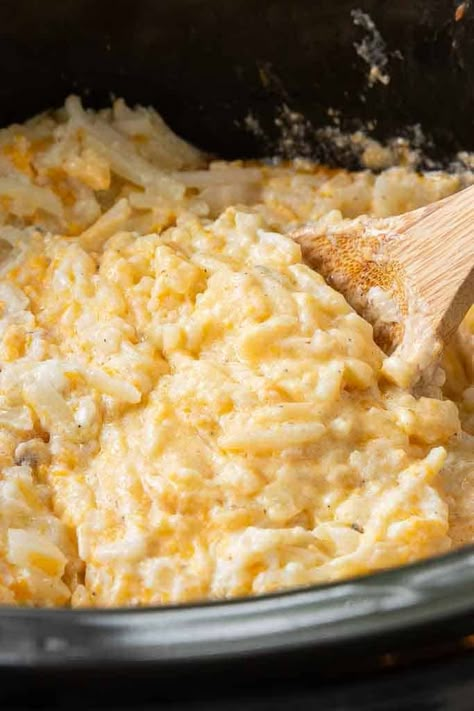 Crockpot Cheesy Potatoes Best Crockpot Cheesy Potatoes, Crockpot Cheesy Hashbrown Potatoes, Crockpot Shredded Potatoes, Easy Cheesy Potatoes Crock Pot, Shredded Cheesy Potatoes Crock Pot, Crockpot Cheesey Potatos, Crockpot Fried Potatoes, Gluten Free Cheesy Potatoes Crockpot, Croc Pot Cheesy Potatoes