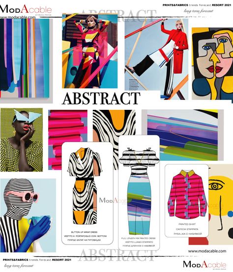 Abstract Mood Board Fashion, Inspiration For Mood Board, Color Story Board Fashion, Fashion Design Inspiration Board Ideas, Fashion Moodboard Ideas, Fashion Inspired By Architecture, Textile Design Sketchbook, Cubism Fashion, Fashion Design Inspiration Board