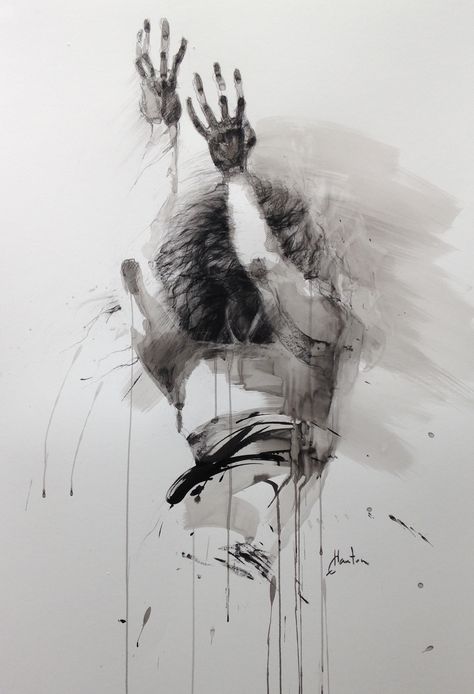 ewa hauton ink on paper 70x100cm https://www.facebook.com/ewahauton/ Ewa Hauton, رعب نفسي, Charcoal Art, Odaiba, A Level Art, Ink On Paper, Charcoal Drawing, Pics Art, Ink Painting