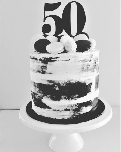 James Bond Cake, Black White Cakes, White Birthday Cakes, Raspberry Buttercream, Chocolate Raspberry Cake, White Cakes, Silver Cake, 40th Birthday Cakes, 50th Birthday Cake