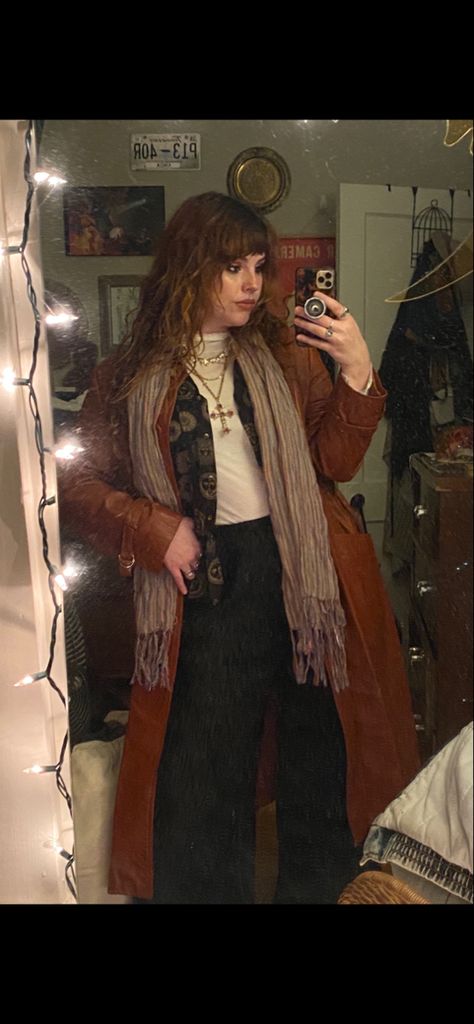 Witchy Outfits For Work, Boho Ethereal Aesthetic, Rockstar Boho Style, Whimsigoth Fashion Fall, Dark Academia Boho Outfits, Cardigan Boho Outfit, Whimsigothic Winter Outfits, Dark Academia Fairycore Outfit, Dark Outfits Casual