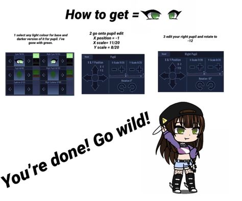 How to get faded gacha club eyes! Simple and no other apps requiered Gacha Club Eyes, Eyes Ideas, Gacha Nox, Gacha Outfits, Club Design, Gacha Club, Club Outfits, Brown Eyes, Random Things