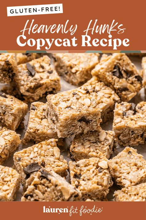 This copycat Heavenly Hunks recipe tastes just like the real deal but healthier! These easy no-bake cookies are sweet, chewy and make the best snack or gluten-free dessert! Heavenly Hunks Recipe, Homemade School Snacks, Oatmeal Bites, Easy No Bake Cookies, Oatmeal Cookie Bars, Easy Oatmeal, Dessert Bites, Peanut Butter Oatmeal Cookies, Filling Dinner