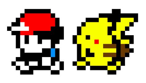 Ash and Pikachu 8 Bit Pokemon, Pikachu Sprite, Pikachu Pixel, Pixel Tattoo, Deviantart Pokemon, Pikachu Tattoo, Ash Pikachu, Zelda Tattoo, Gamer Tattoos