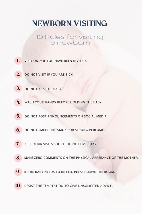 Newborn Visiting Rules For Visiting A Newborn At Hospital, Visiting My Newborn Rules, Newborn Dos And Donts, List Of Rules For Visiting Newborn, Newborn Safety Tips, Rules For My Newborn, Visiting A Newborn Rules, Setting Boundaries With A Newborn, How To Coparent With A Newborn