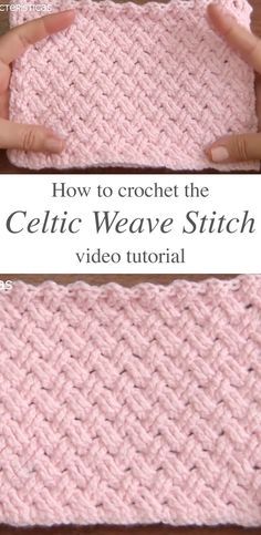 Weave Crochet Stitch, Celtic Weave Crochet, Celtic Weave Stitch, Crochet Celtic, Crochet Quotes, Celtic Weave, Confection Au Crochet, Crochet Stitches Free, Crochet Simple