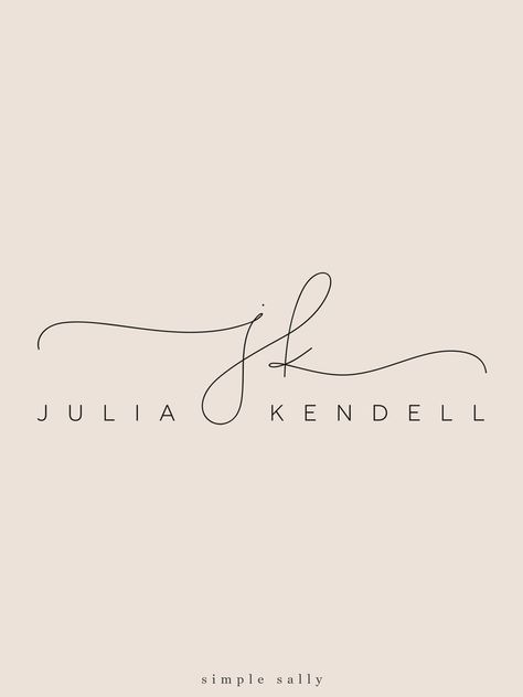 Examples — Simple Sally Business Design Ideas Logo, Logo Design Inspiration Esthetician, Logo Design Minimalist Modern, Name Logos Ideas, Dainty Logo Design, Elevated Logo Design, Logo Ideas Design Personal Branding, Elegant Logo Design Classy, Aesthetic Logo Design Ideas