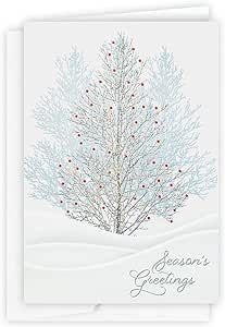 Embossed christmas cards