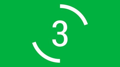 5 seconds countdown timer animation with split elapsed circle effect in green screen background Timer Animation, Screen Background, Green Screen Backgrounds, Countdown Timer, Chroma Key, Free Stock Video, Green Screen, 5 Seconds, Green Backgrounds