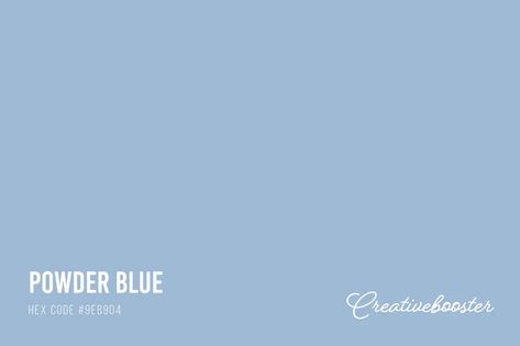 All About Color Powder Blue (Codes, Meaning and Pairings) Codes Meaning, Light Blue Hex, Blue Paint Swatches, Blue Color Meaning, Blue Hex Code, Baby Blue Paint, Light Spring Color Palette, Feminine Room, Graphic Design Freebies