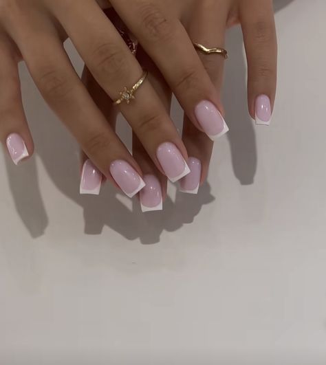 White Tip Nails, Work Nails, French Tip Acrylic Nails, Classy Acrylic Nails, Short Square Acrylic Nails, Classic Nails, Nails Black, Nagel Inspo, Abstract Designs