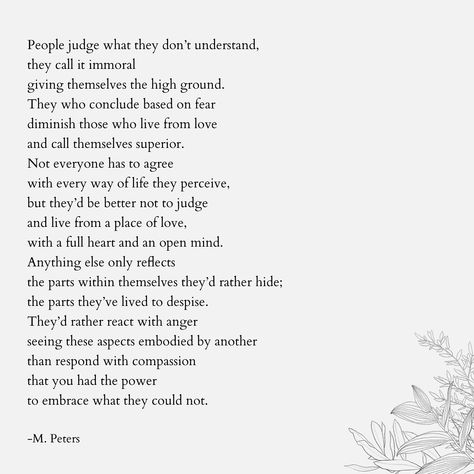 M. Peters on Instagram: “Love is love. . . Happy pride month everyone! I always try to live from the perspective of love vs fear. In almost any decision you make…” Quotes About Pride Month, Love Is Love Quotes Pride, Quotes About Pride, Love Is Love Quotes, Spiritual Poems, Universe Quotes Spirituality, Pride Quotes, Lgbtq Quotes, Poems For Him