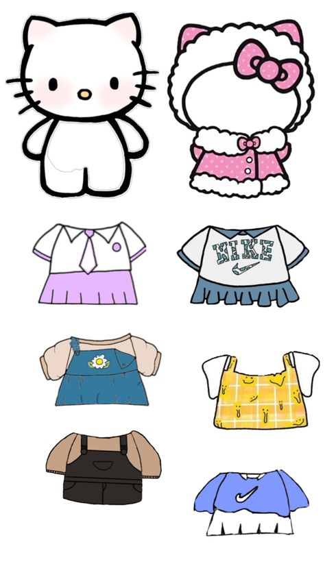 Paper duck Hello Kitty Paper, Paper Dolls, Hello Kitty, Kitty, Dolls