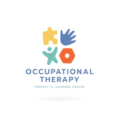 Occupational Therapy Logo, Kids Logo Brand, Child Care Logo, Preschool Logo, Therapy Logo, Kids Branding Design, Therapy Center, Learning Logo, Pediatric Care