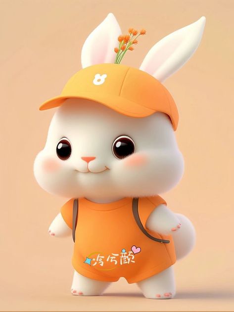 Profile Picture Whatsapp, Snapchat Profile, 3d Rabbit, 3d Wallpaper Cute, Picture Profile, Cute Owls Wallpaper, Cute Bunny Cartoon, Cute Bear Drawings, Wallpaper Doodle