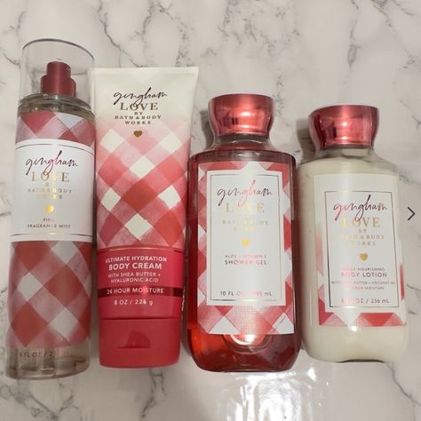 Brand New Red Gingham Love Bundle Set From Bath & Body Works. This Set Includes One Each: Body Cream, Lotion, Shower Gel, And Fragrance Mist. Retired Scent And Sold Out. I Do Have Many Retired Fragrances, So Please Visit My Closet To Bundle. Make Me An Offer! So, I Have To Say It Because... Well, Because I Want You To Buy More And Save More! So... Check Out My Closet To Save On Shipping As I Do Love To Shop And Am Always Adding New Unique And Trending Items. Plus I Do Love To Bundle! Make Me An Red Skincare, Diy Hygiene, Bath N Body Works, Tummy Workout, Trending Items, Shower Skin Care, Moisturizing Body Lotion, Smell Goods, Victoria Secret Perfume