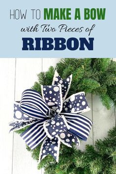 Learn how to make a bow with Julie, of Southern Charm Wreaths. Two different coordinating ribbons are used in this tutorial that will help you make a beautiful bow for your DIY wreaths. Take a look at the VIDEO demonstration for more bow making ideas! Swag Bows How To Make, Ribbon Wreaths Christmas, How To Make A Farmhouse Bow, How To Make A Bow With 2 Different Ribbons, Diy Ribbon Bows For Wreaths, Bows On Wreaths, How To Make A Double Bow With Ribbon, Christmas Wreath Ribbon Ideas, How To Make A Bow With Multiple Ribbons