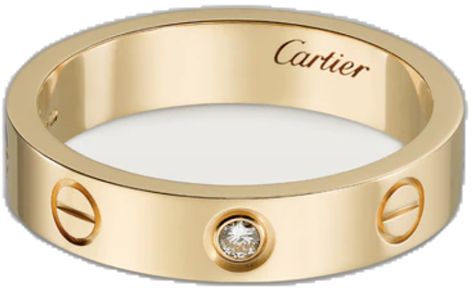 1 Diamond Ring, Cartier Love Wedding Band, Diamond Ring Gold, Charm Ring, Cartier Jewelry, Cartier Love, Love Charms, Charm Rings, Sustainable Jewelry