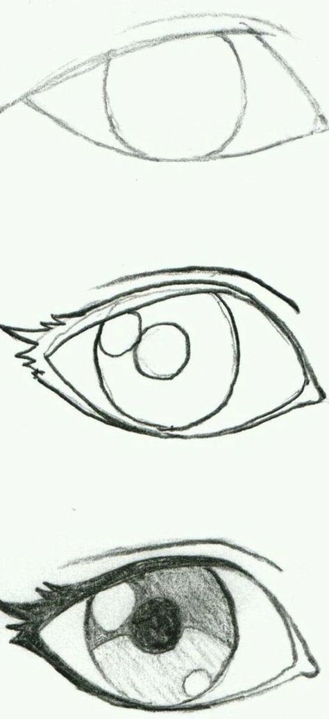 Illusion Fotografie, Girl Eyes Drawing, Eyes Manga, Easy Sketches For Beginners, Manga Black And White, Anime Drawings For Beginners, Beginner Sketches, How To Draw Anime Eyes, Girl Drawing Easy