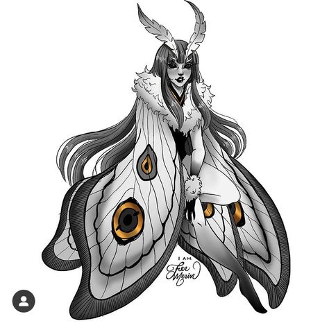 Moth Lady Art, Butterfly Humanoid, Moth Humanoid, Moth Character, Moth People, Moth Woman, Moth Lady, Sea Bunnies, Moth Girl