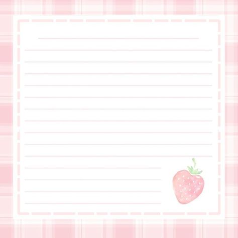 Carta Aesthetic, Pink Sticky Notes, Kotak Bento, Pink Notepad, Memo Template, Memo Pad Design, Hello Kitty Printables, Writing Paper Printable Stationery, Note Pad Design