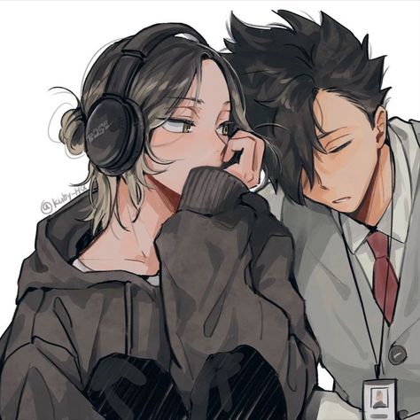 Kuroo Haikyuu, Looking At Each Other, Kuroo Tetsurou, Kenma Kozume, Haikyuu 3, Haikyuu Ships, Haikyuu Manga, Haikyuu Characters, Haikyuu Fanart