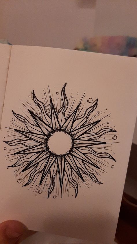 Big Sun Tattoo Arm, Sun Pencil Drawing, Sun Themed Tattoos, Half Sun Half Flower Tattoo, Sun Forearm Tattoo, Sun Tattoo Big, Rapunzel Sun Tattoo, Sun Drawing Tattoo, Big Sun Tattoo