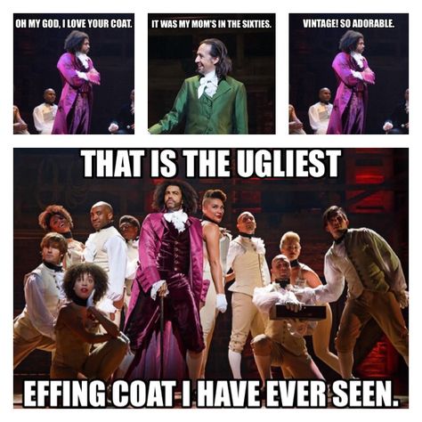 "Smells like new money, dresses like fake royalty" /// says the man in a knee length fuchsia coat with frills Hamilton Memes Musical, Hamilton X Jefferson, Thomas Jefferson Hamilton, Money Dresses, Funny Girl Musical, Alexander Hamilton Musical, Theatre Musical, School Relatable, Musical Theatre Humor