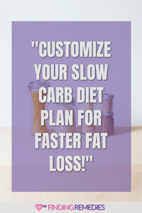 Customize Your Slow Carb Diet Plan for Faster Fat Loss! Fast Diet Plan, Carb Diet Plan, Slow Carb Diet, Nutrition Meal Plan, Slow Carb, Fasting Diet Plan, Fast Diet, Weight Maintenance, Avoid Processed Foods