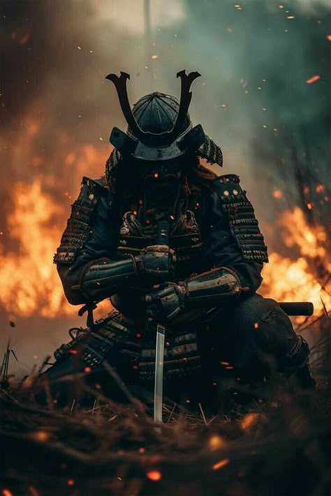 Weaponsmith Aesthetic, Samurai Photography, Warrior Monk, Guerriero Samurai, Samurai Warrior Tattoo, Ronin Samurai, Ninja Wallpaper, Japanese Art Samurai, Samurai Tattoo Design