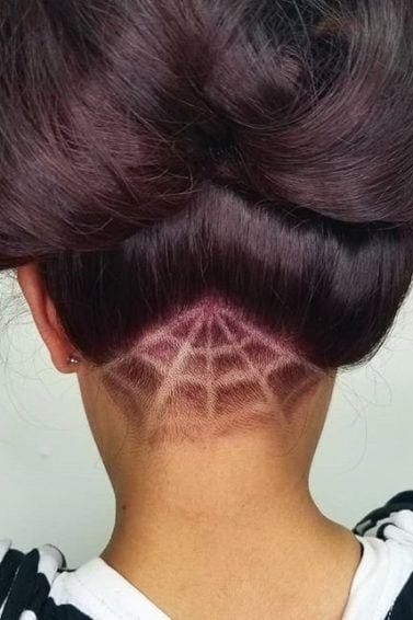 Halloween Undercut, Undercut Hair Designs, Undercut Hairstyles Women, Undercut Long Hair, Shaved Hair Designs, Short Hair Undercut, Long Layered Haircuts, Punk Hair, Hair Color For Women