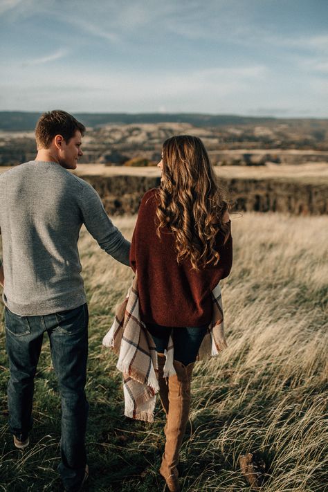 Couple Outfits For Pictures, Southern Curls And Pearls, Fall Engagement Pictures, Outdoor Couple, Outdoor Engagement Photos, Fall Session, Wedding Couple Photos, Our Engagement, Couples Portraits