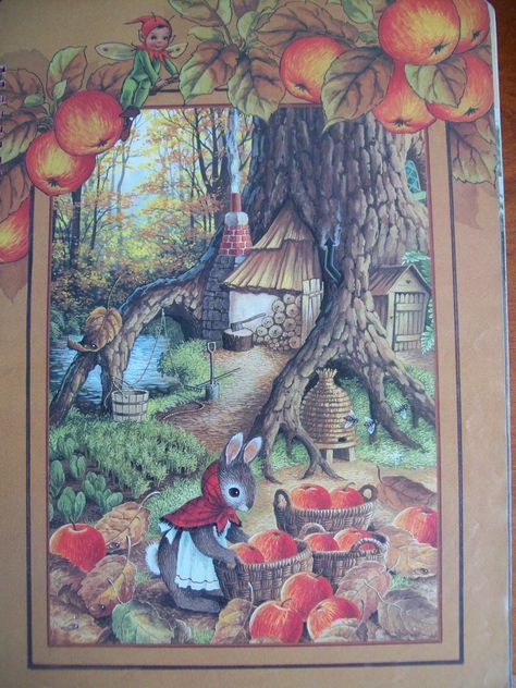 Martha B Rabbit illustrations by Shirley Barber B Rabbit, Shirley Barber, Storybook Art, Autumn Illustration, Book Author, Fairytale Art, Dessin Adorable, Fairy Art, Autumn Art