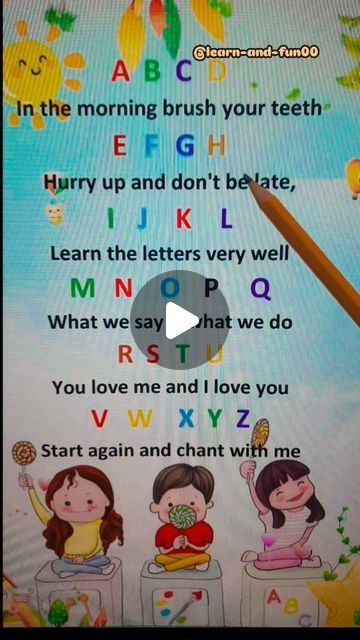 Crafting!!🎨🖌️ on Instagram: "Alphabet song! ✨ Abcd...@learn-and-fun00" Learning Letter Sounds Activities, Abcd Worksheet For Kids, Alphabet Songs For Preschool, Alphabets Worksheet For Kids, Sounds Of Alphabets, Abcd Worksheet, Alphabet Sounds Song, Alphabets Worksheet, Kids Rhymes Songs