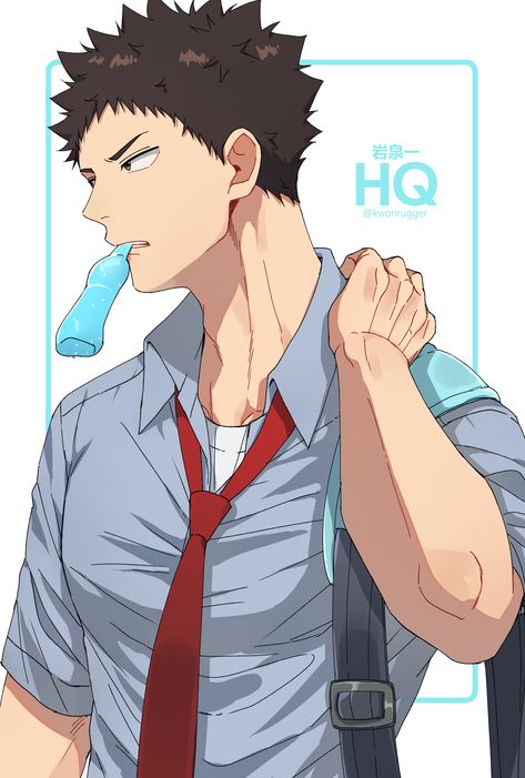 Pinterest Haikyuu Iwaizumi, Iwa Chan, Iwaizumi Hajime, Haikyuu Ships, Haikyuu Manga, Haikyuu Characters, Haikyuu Fanart, Anime Boyfriend, Fan Fiction