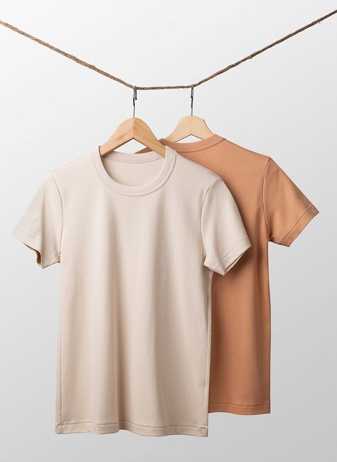 Selling Clothes Online, T-shirt Photography, Beige T Shirt, Photography Shirts, Shooting Studio, Tshirt Photography, Beige T Shirts, Clothing Displays, Shirt Design Inspiration