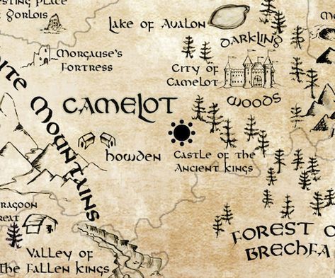 Versaphile's Tumblr — Map of the Kingdom of Camelot by Versaphile A... King Arthur Aesthetic, Camelot Aesthetic, Merlin Aesthetic, Rei Arthur, Fantasy Story Ideas, Ancient Kings, Merlin Series, Merlin Bbc, Merlin Fandom